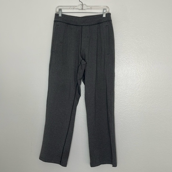 Lululemon Mens Size Medium Kung Fu Gray Stretch Athletic  Gym Pants Athleisure - Picture 1 of 6